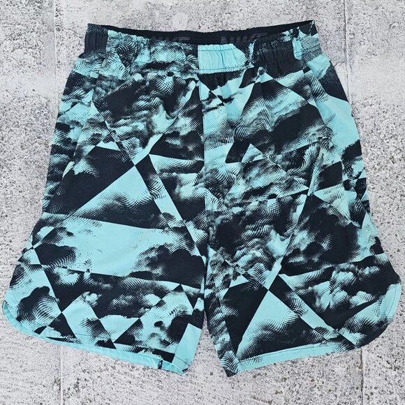 Nike Other - Nike Men Swimming Shorts Black/Blue Dri Fit Sport Athletic Shorts Size M
